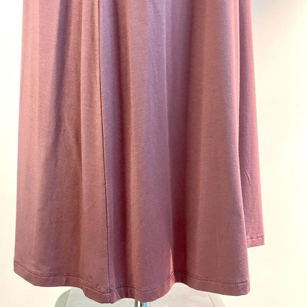 NWT FOREVER 21 T-Shirt Dress Dusty Rose Size S - Picture 6 of 9